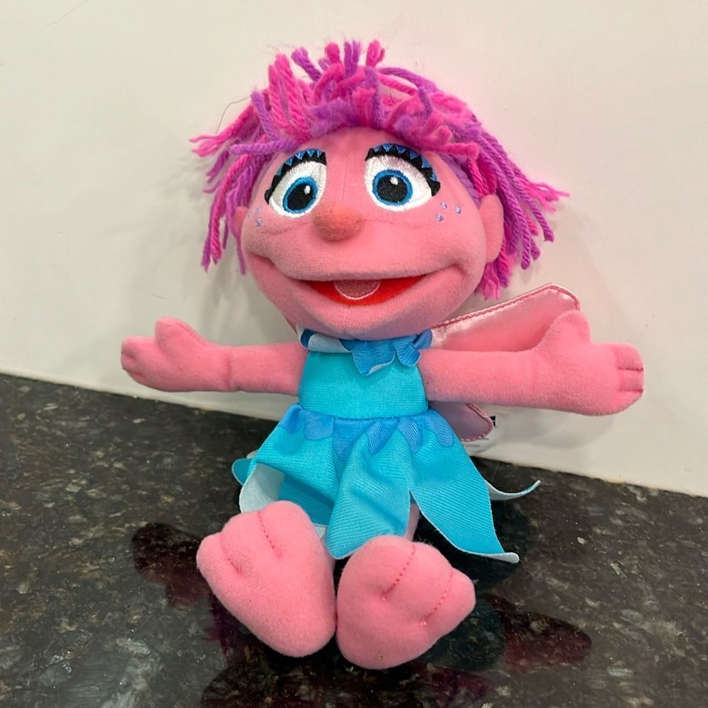 Sesame Street Abby Cadabby Mini Plush Doll 2013 Hasbro Pink Fairy